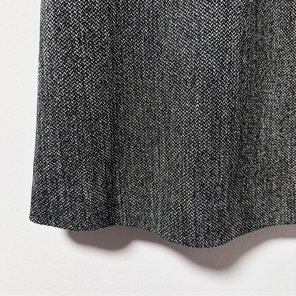 NWT LOFT Black Gray Herringbone Skirt Women’s Plus Size 16 Office Preppy Classic - Picture 9 of 12